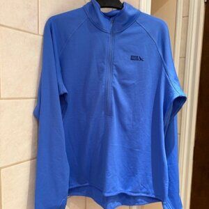 Eddie Bauer Fleece Sweater With 1/2 Zipper Size XL